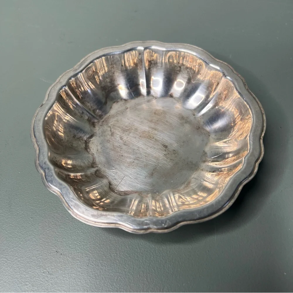Vintage Silver Decorative Dish